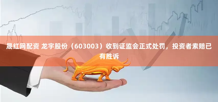 晟红网配资 龙宇股份(603003)收到证监会正式处罚,投资者索赔已有胜诉